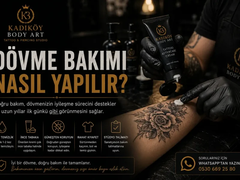 Kadıköy Body Art dövme bakımı rehberi kapak görseli