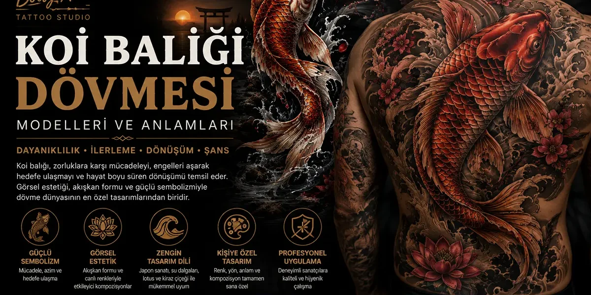 Kadıköy Body Art koi balığı dövmesi modelleri ve anlamları rehberi kapak görseli