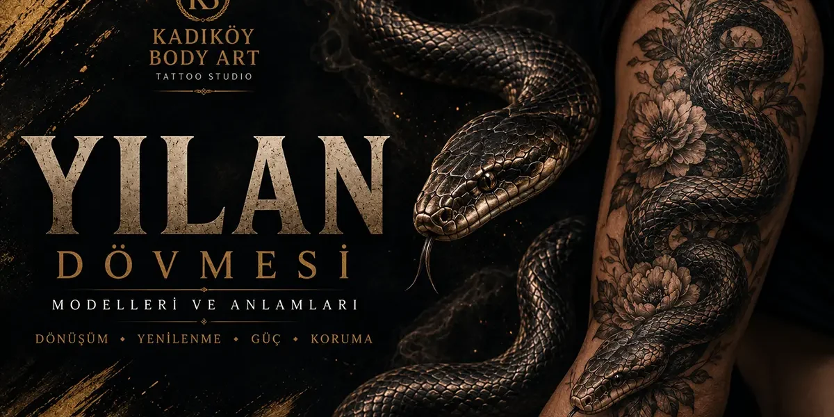 Kadıköy Body Art yılan dövmesi modelleri ve anlamları rehberi kapak görseli