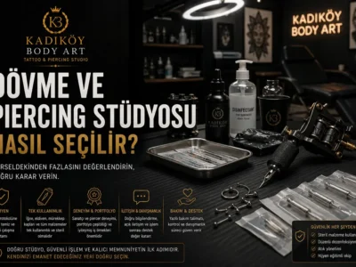 Kadıköy Body Art blogu için dövme ve piercing stüdyosu seçimi kapak görseli