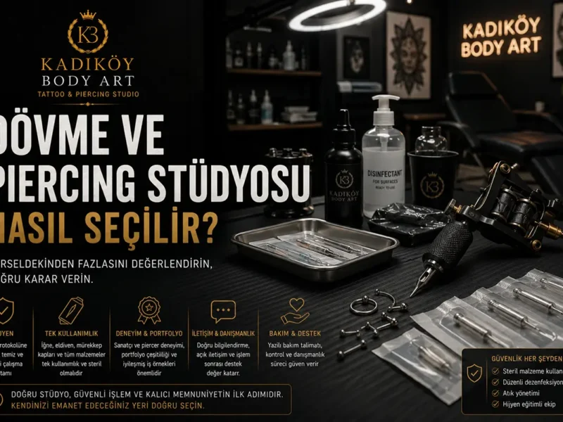Kadıköy Body Art blogu için dövme ve piercing stüdyosu seçimi kapak görseli